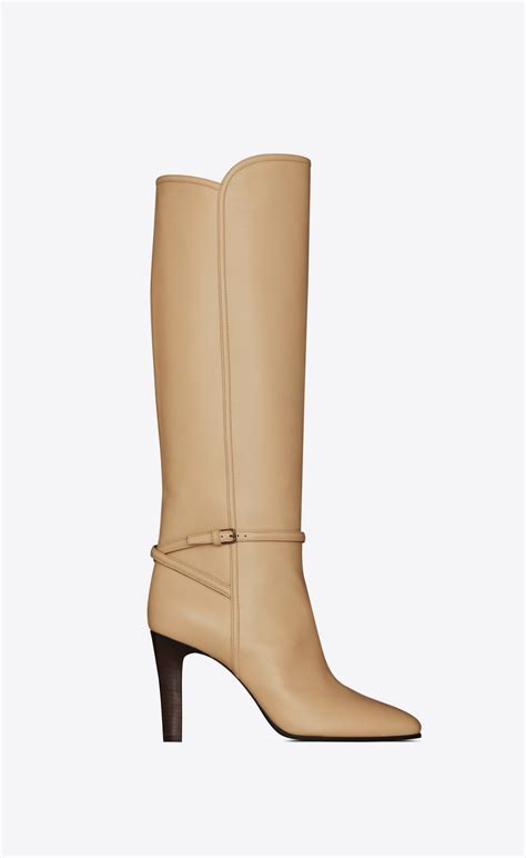 ysl boots with monogram|Saint Laurent Jane Monogram Boots in Smooth Leather.